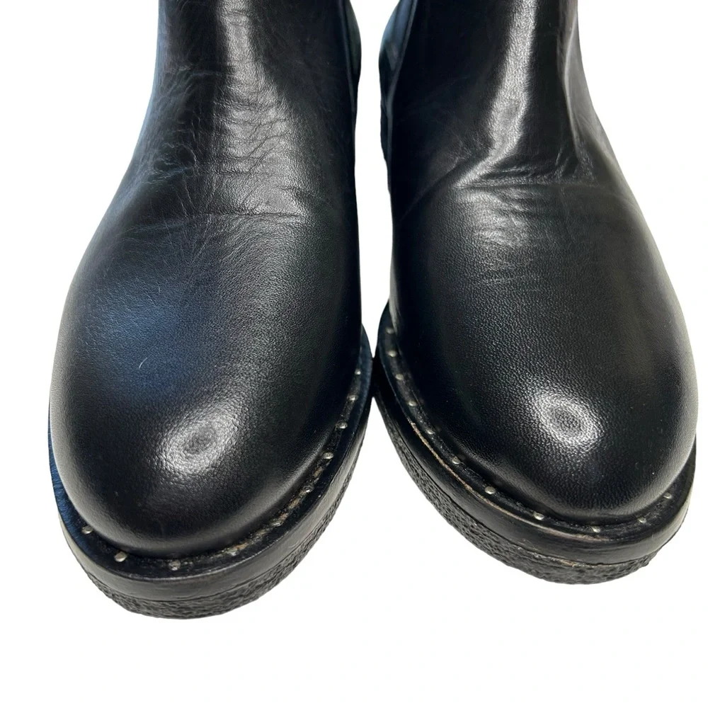 Norberto Costa black leather